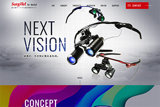 拡大鏡サージテル 歯科専用サイト