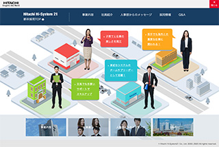 日立ハイシステム21 新卒採用サイト